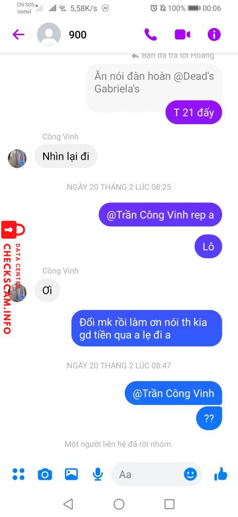 Bukti melawan Trần Công Vinh