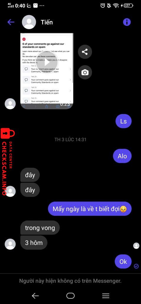 Bukti melawan Nguyễn Minh Tiến