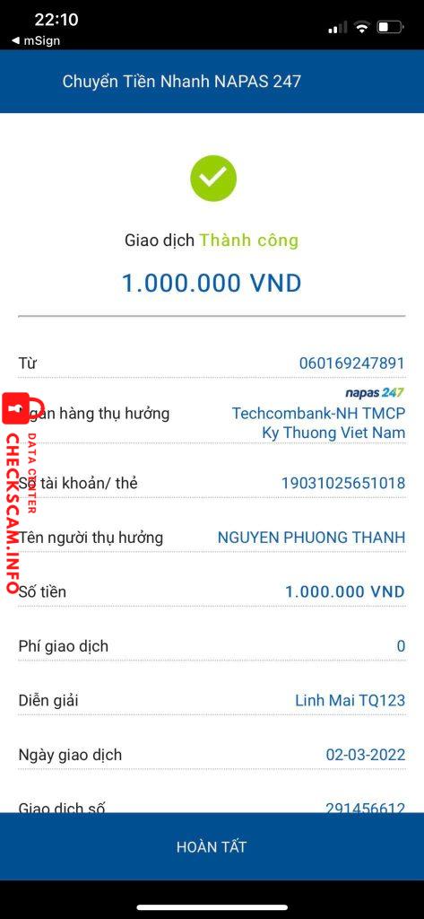 ဆန့်ကျင်သက်သေ Nguyễn Phương Thanh