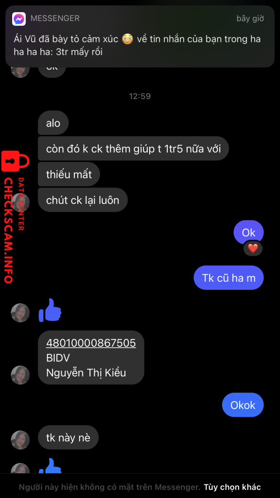 ဆန့်ကျင်သက်သေ Nguyen Thi Kieu