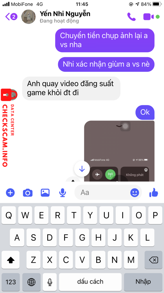 ဆန့်ကျင်သက်သေ Nguyễn Yến Nhi