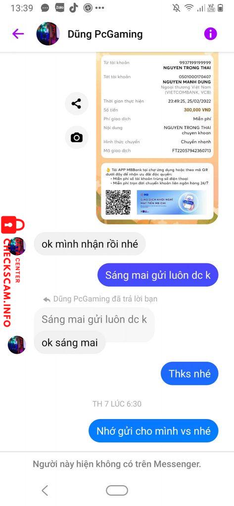 Ebidensya laban sa NGUYEN MANH DUNG