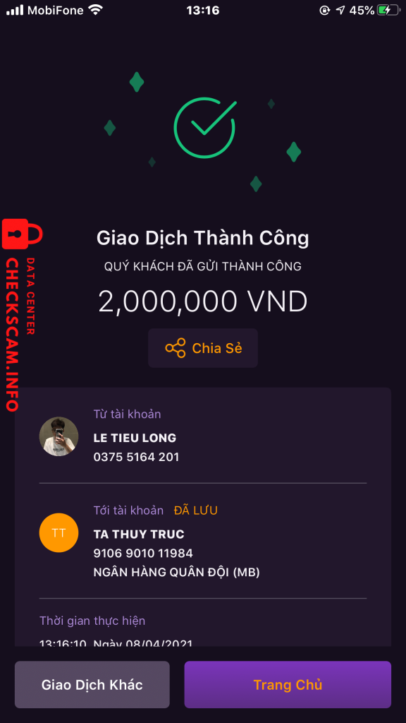 Ebidensya laban sa Ta Thuy Truc