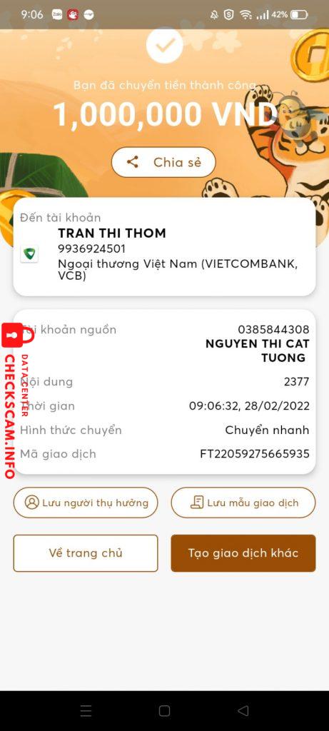 Ebidensya laban sa Bytedance8.net – Tran Thi Thom