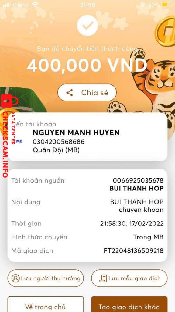 Ebidensya laban sa NGUYEN MANH HUYEN