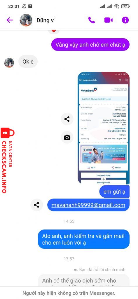 Ebidensya laban sa Bui Van Dung