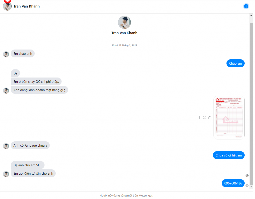 Ebidensya laban sa TRAN VAN KHANH