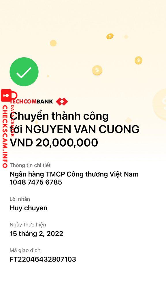 Ebidensya laban sa Nguyen van cuong
