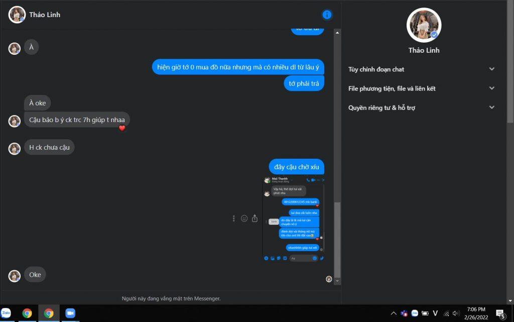 Ebidensya laban sa Thảo Linh