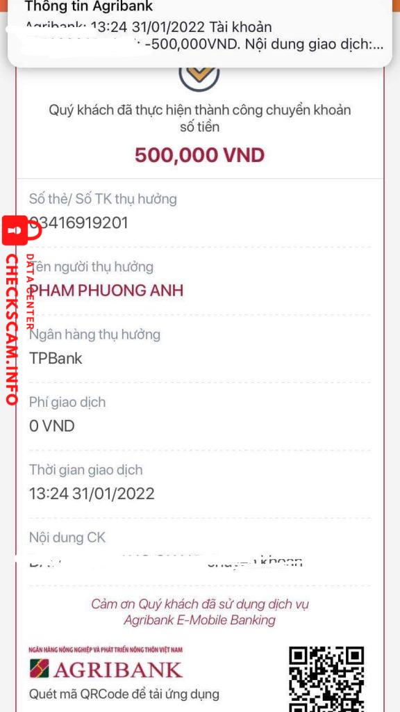 Ebidensya laban sa PHẠM PHƯƠNG ANH