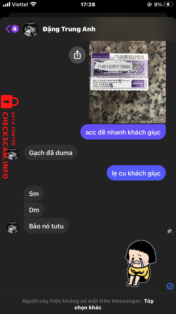 Ebidensya laban sa Đặng Trung Anh