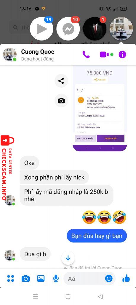 Ebidensya laban sa Lê Cường Quốc