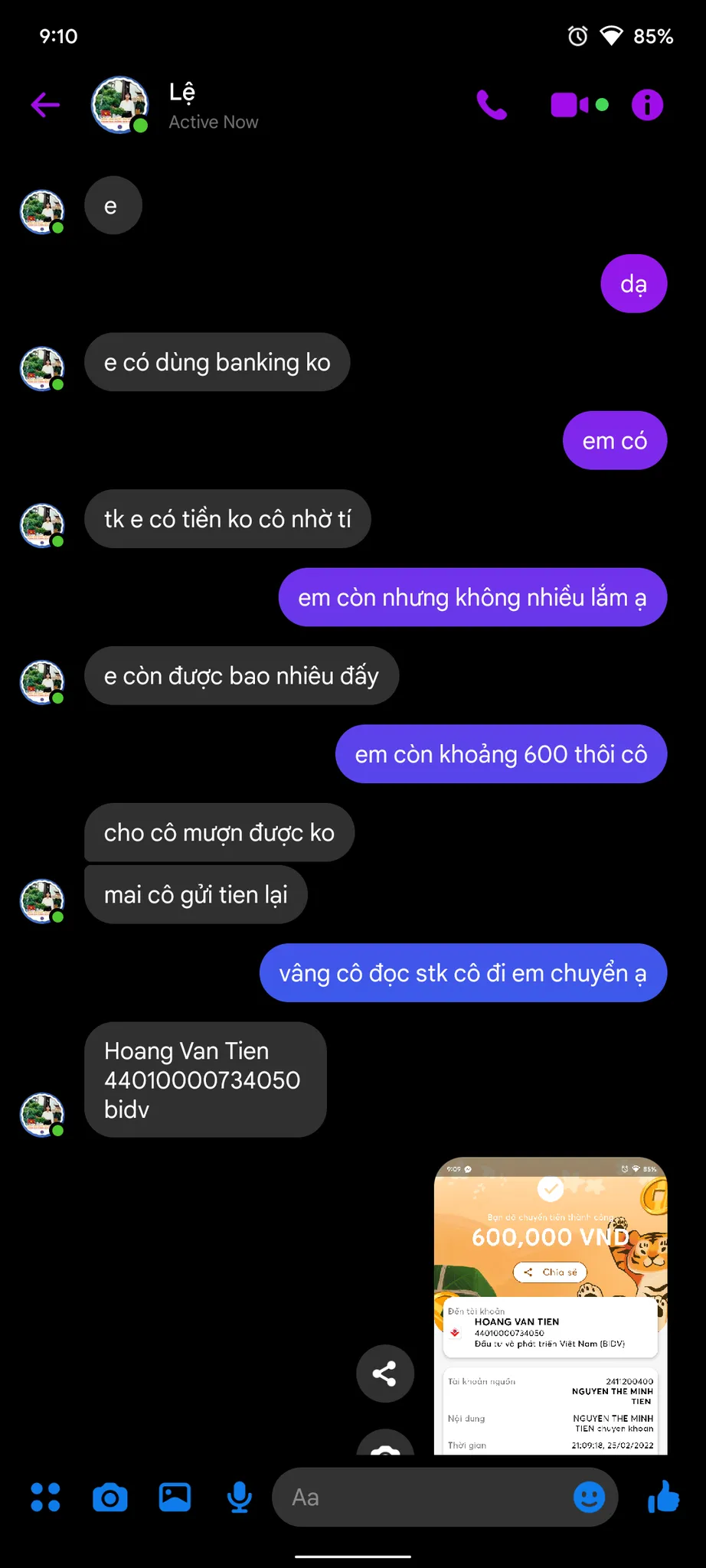 Ebidensya laban sa HOANG VAN TIEN