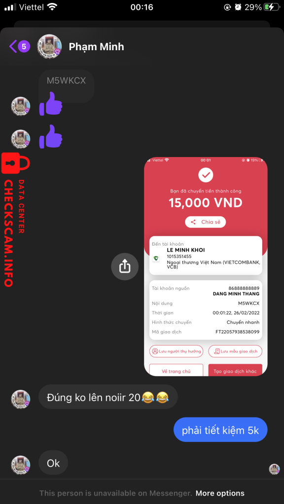 Ebidensya laban sa Lê Minh Khôi