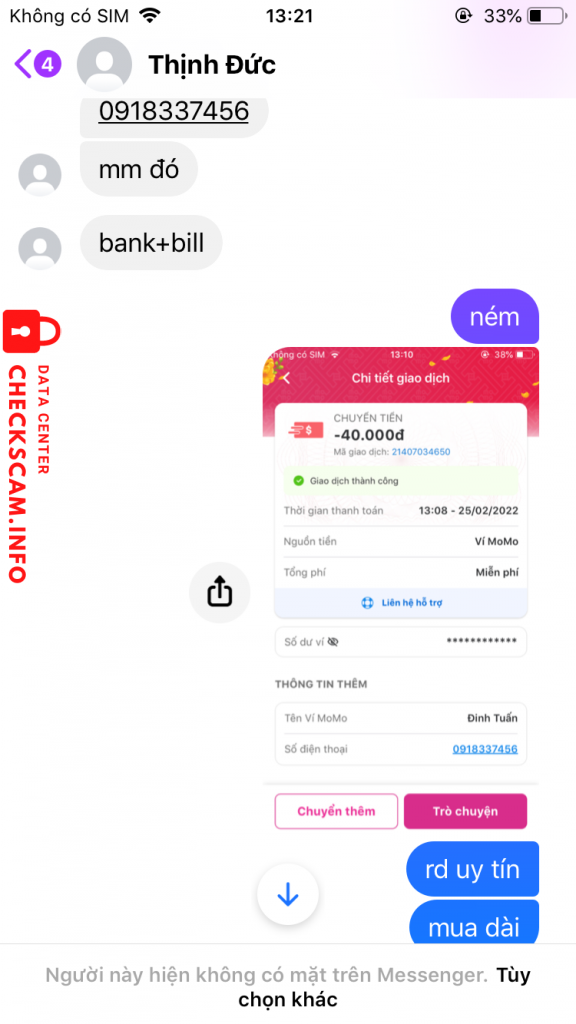 Ebidensya laban sa Đinh Tuấn