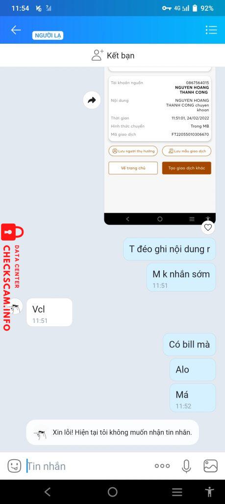 Ebidensya laban sa La Xuan Nguyen