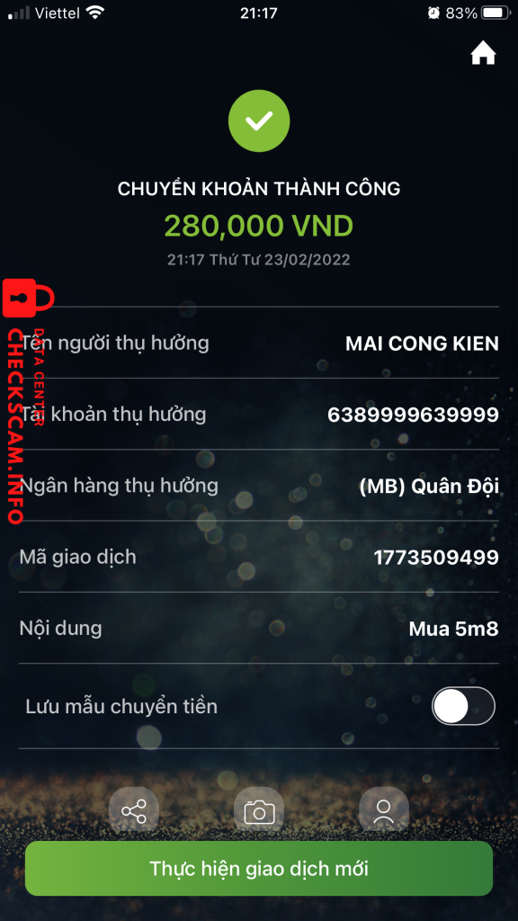 Ebidensya laban sa Mai Công Kiên