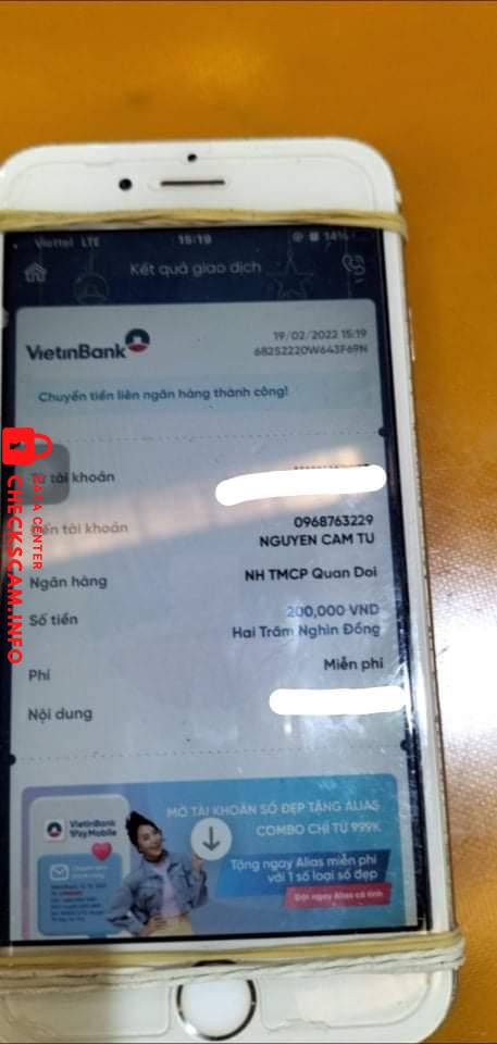 Ebidensya laban sa Nguyen Cam Tu