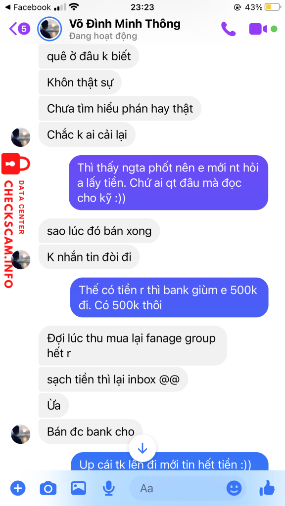 Ebidensya laban sa Võ Đình Minh Thông