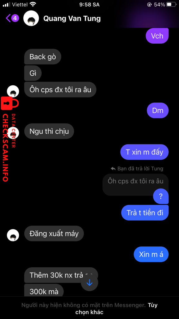 Ebidensya laban sa Quang Van Tung