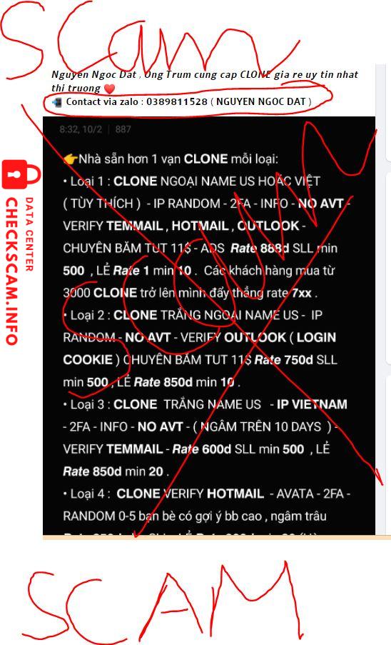 针对的证据 Nguyen Ngoc Dat