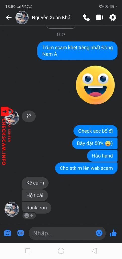 针对的证据 Nguyen Xuan Khai