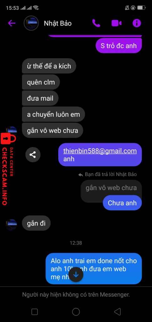 针对的证据 Ho Hoang Nhat Bao