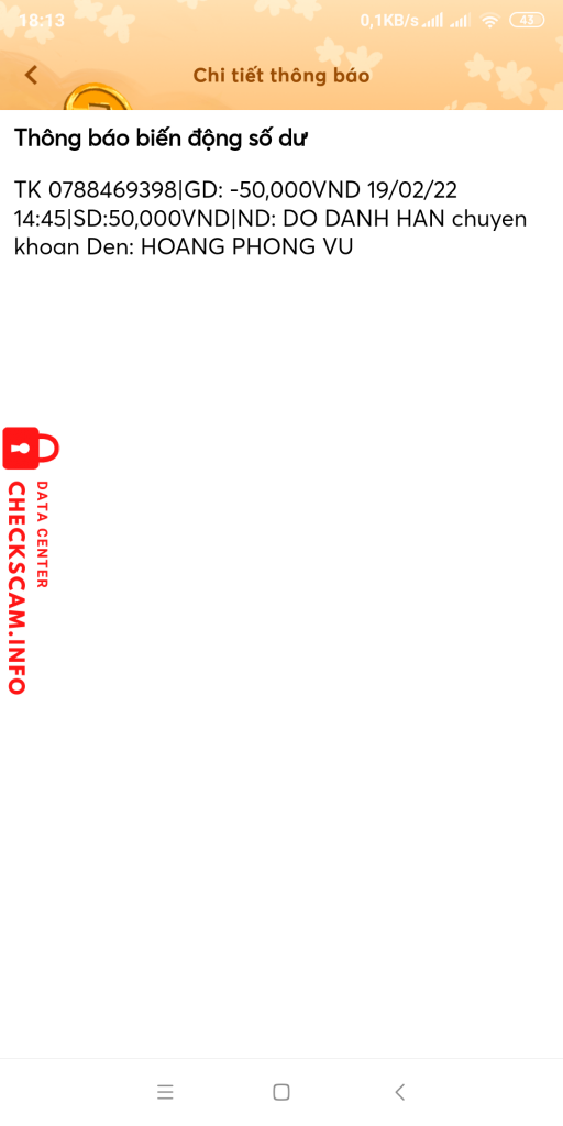 针对的证据 Hoang Phong Vu