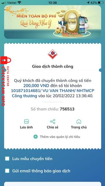 Ebidensya laban sa Vu Văn Thanh