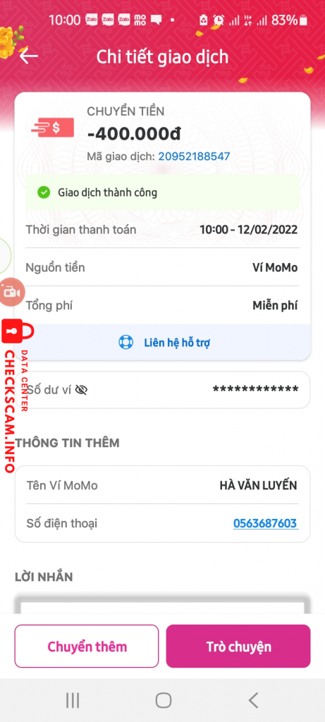 Ebidensya laban sa Hà Văn Luyến