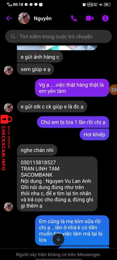 Ebidensya laban sa Tran Linh Tam