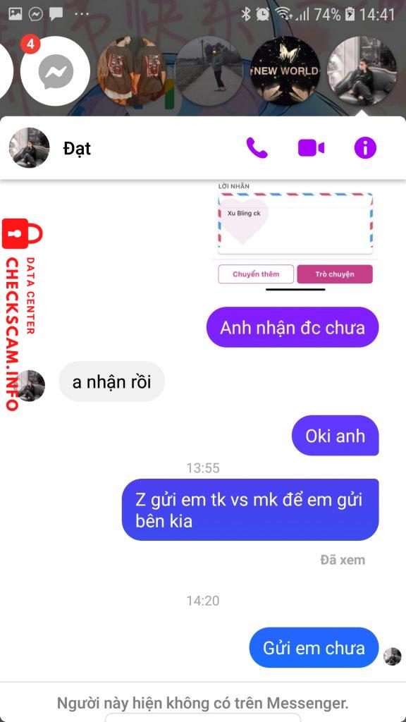 Ebidensya laban sa Nguyễn Tiến Đạt