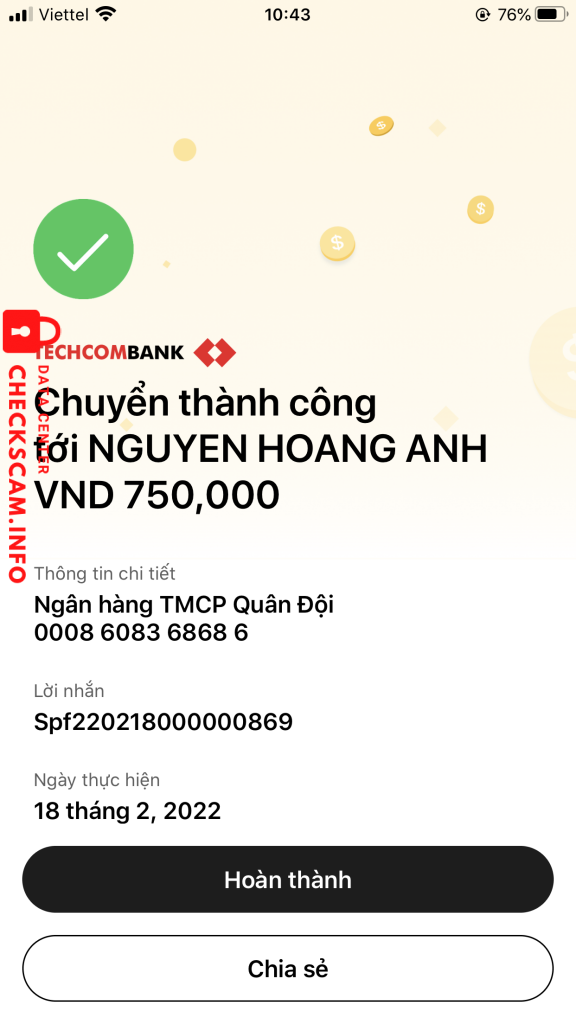 Ebidensya laban sa Nguyễn Hoàng Anh