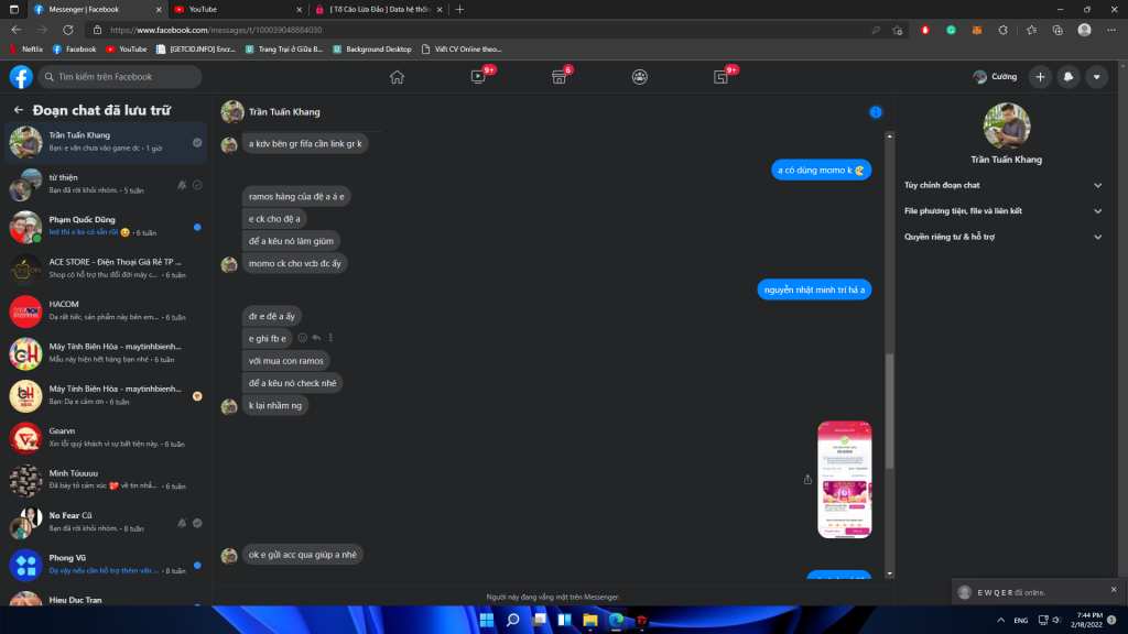 针对的证据 Nguyen Nhat Minh Tri