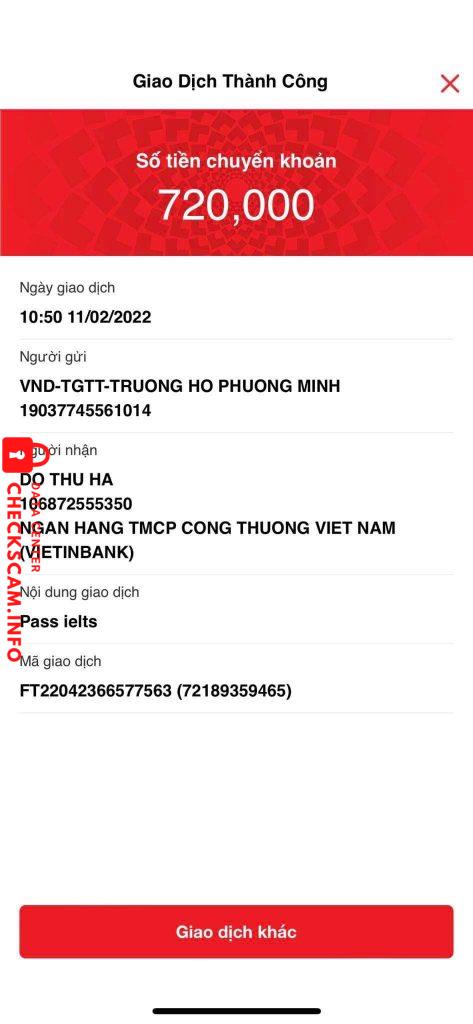 针对的证据 Do Thu Ha