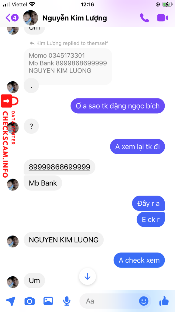 针对的证据 Nguyen Kim Luong