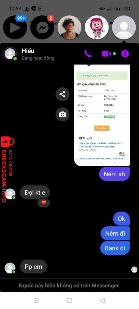 Ebidensya laban sa Nguyễn Trung Hiếu