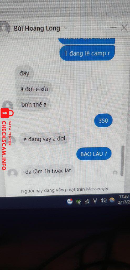 Ebidensya laban sa Bùi Hoàng Long