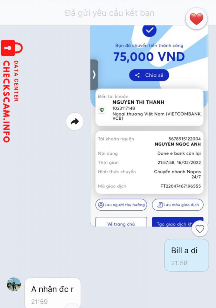 Ebidensya laban sa Nguyen Thi Thanh