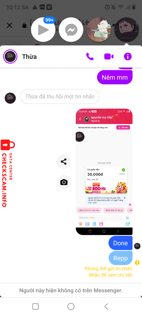 Ebidensya laban sa Nguyễn Thị Hiền