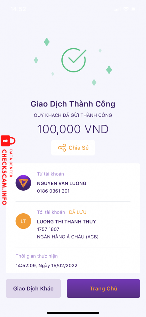 Ebidensya laban sa Lương Thị Thanh Thuý