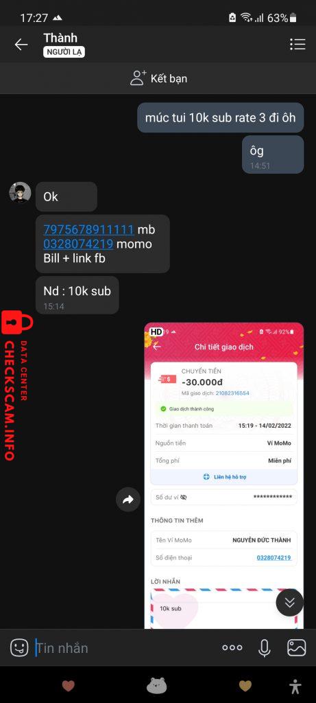 Ebidensya laban sa Thành