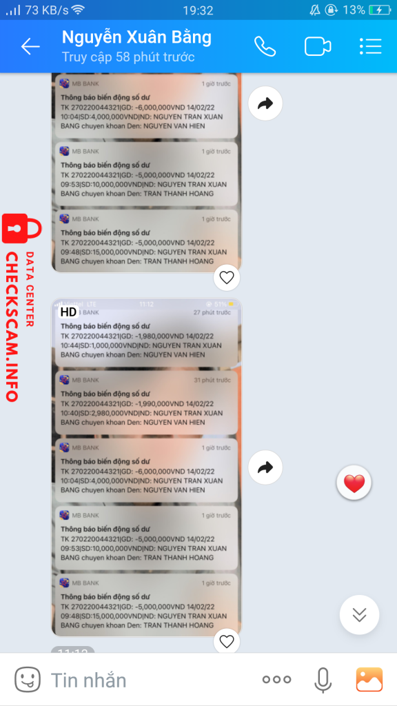 Ebidensya laban sa Nguyễn Trần Xuân Bằng