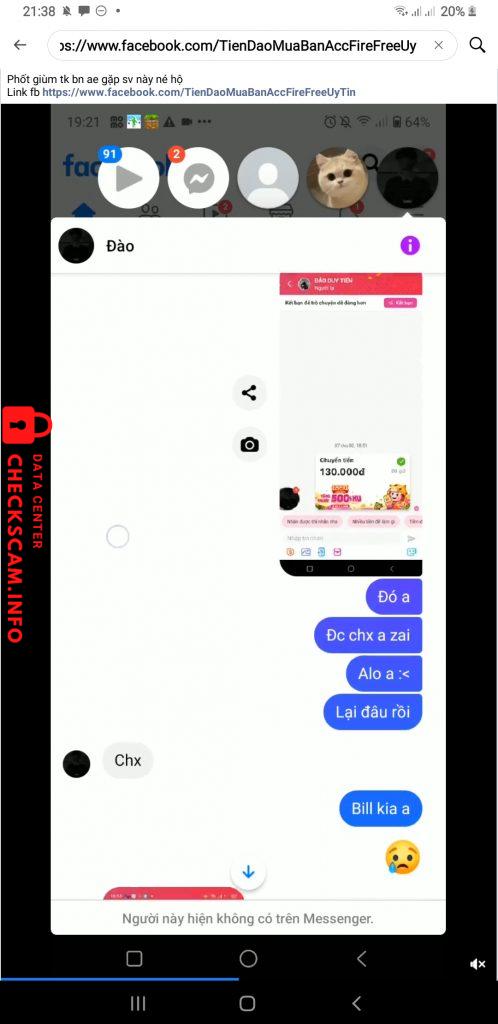 Ebidensya laban sa Tiến Đào