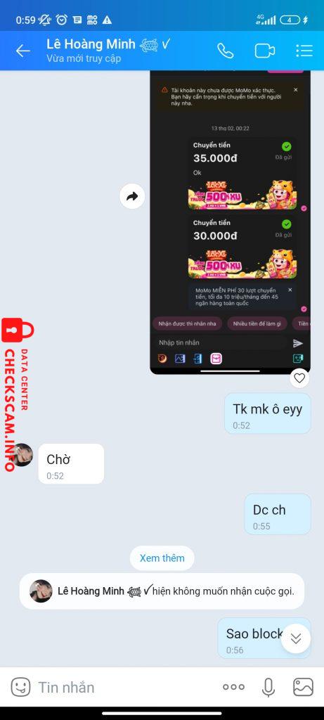 Ebidensya laban sa Lê Hoàng Mịn