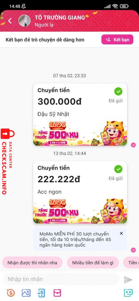 Ebidensya laban sa Tô Trường Giang