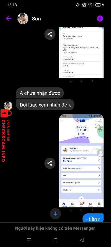 Ebidensya laban sa Đinh Công Sơn