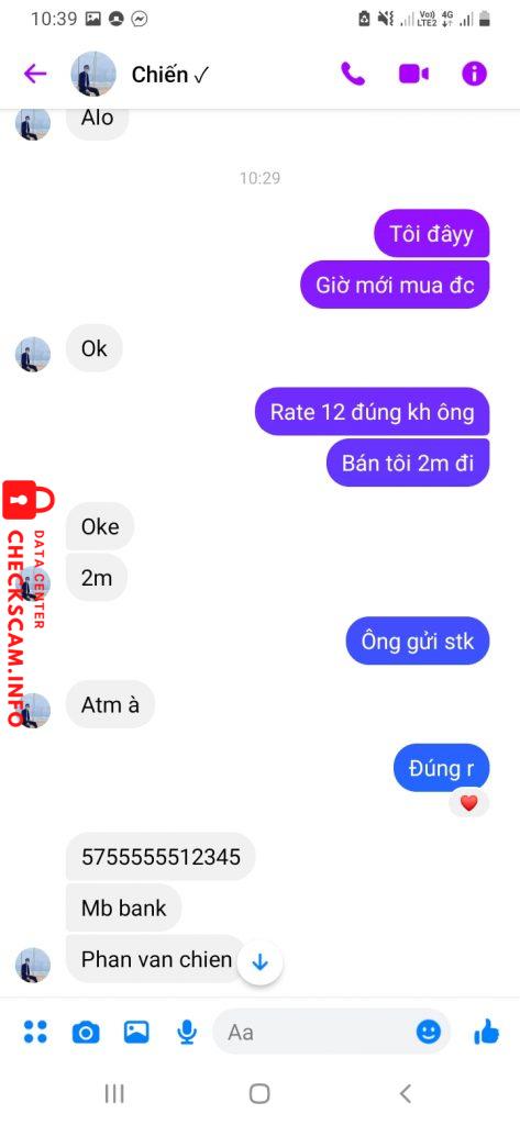 Ebidensya laban sa Phan Văn Chiến