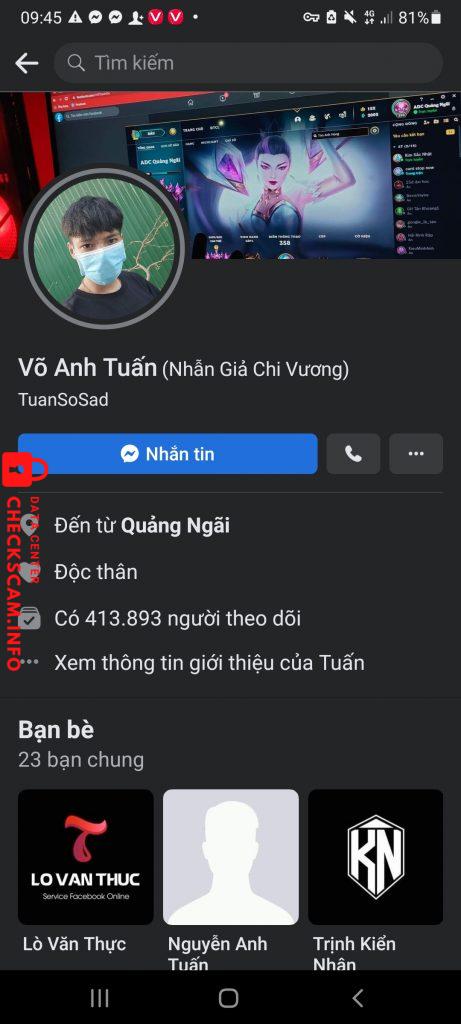 Ebidensya laban sa Vo Anh Tuan
