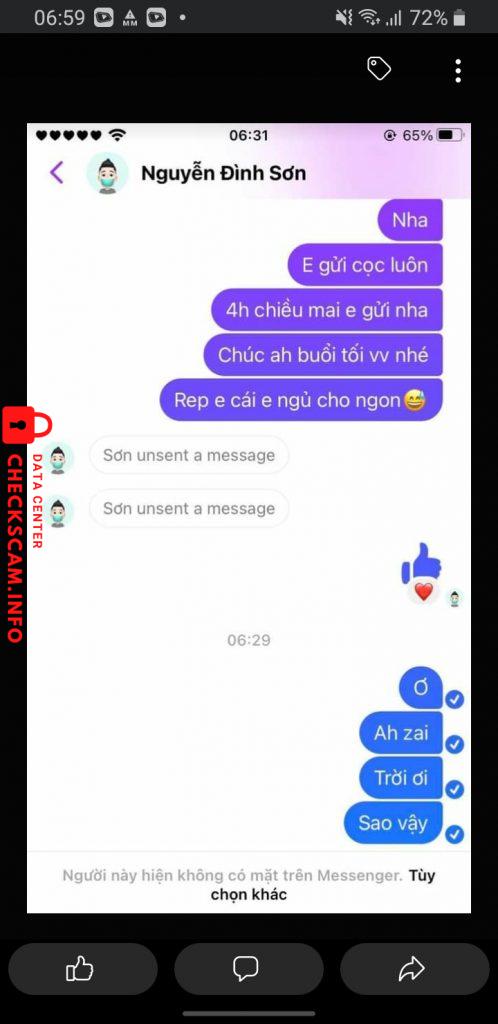 Ebidensya laban sa Nguyễn Đình Sơn